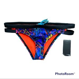 TYR Womens Santa Fe Cove Mini Bikini Bottom Size Medium